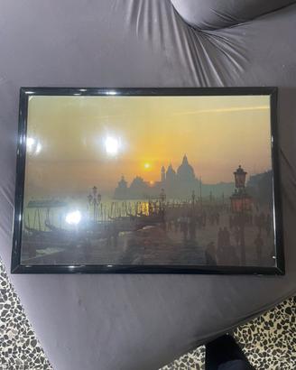 Quadro Design Nero - Venezia