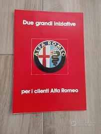 alfa romeo depliant originale anni ottanta ita