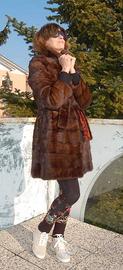 Pelliccia visone femmina manica 3/4