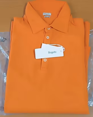 Polo mezza manica uomo 
arancione 
M
 Bagutta