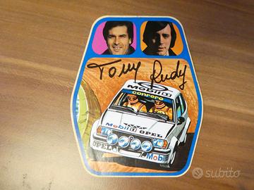 Adesivo vintage rally anni '80