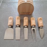 Ceppo 5 coltelli formaggio Pedrini Design Italy
