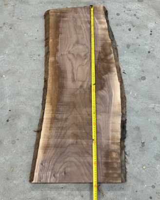 Tavola legno massello grezza in noce canaletto