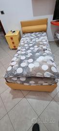 letto singolo in pelle 