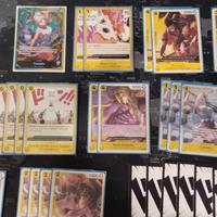 struttura del mazzo giallo-verde Yamato One piece 