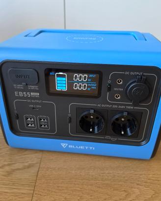 Batteria Bluetti EB55 + pannello solare BP120