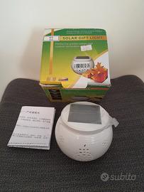 Luce solare multicolor ceramica new