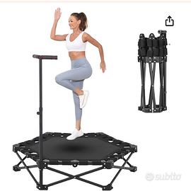 trampolino fitness nuovo mai usato
