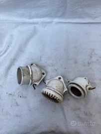 Vecchi portalampade in ceramica