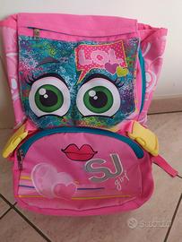 Zaino scuola bambina Seven SJ con faccine