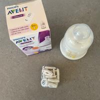 2 Biberon, ciuccio e copriprese