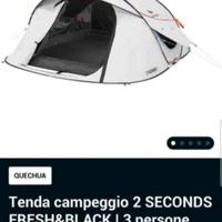 tenda da campeggio nuova