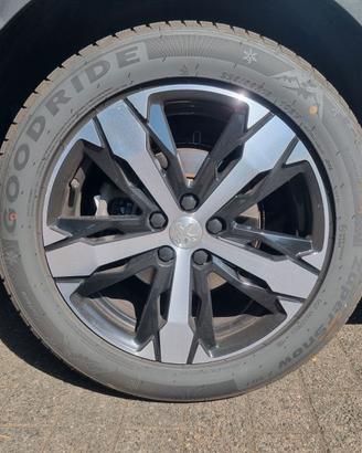 Cerchi in lega originale Peugeot  da 18"per 3008