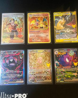Carte Pokémon di vari set