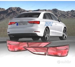 FANALI AUDI A3 8V 13-16 LOOK RESTYLING LED