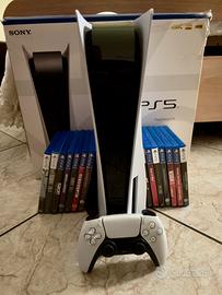PS5 + 14 giochi prezzo trattabile