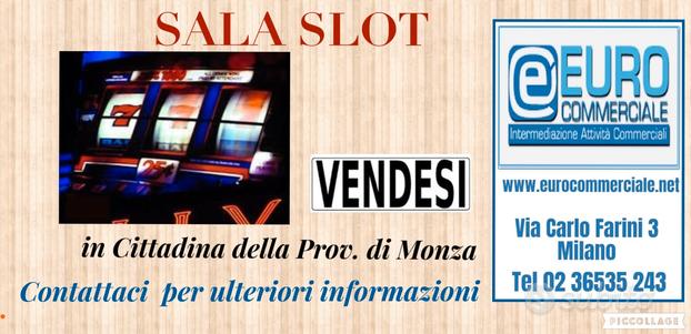 136/24 Piccola SALA SLOT nella Prov. Sud di Monza