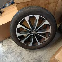 4Cerchi + 4gomme estive 215/55/18 Nissan