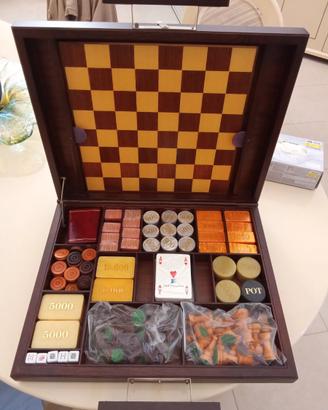 Poker, Dama, Scacchi, Dadi