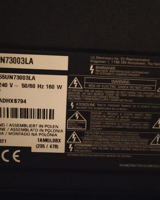 RICAMBI  Nuovi mai usati LG 55 