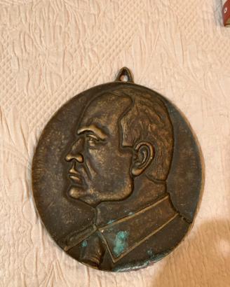 Piastra ovale mussolini