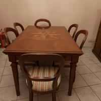  tavolo piu 6 sedie 