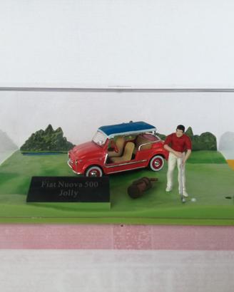 Modello auto fiat nuova 500 jolly no burago