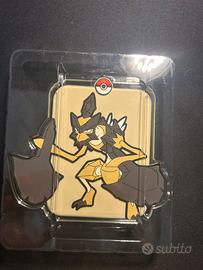Pokemon portacarte Kleavor gomma e carta promo