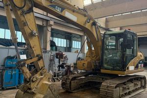 Caterpillar 312C l, att. rapido, 3 benne
