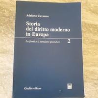 Storia del diritto moderno in Europa di A.C.