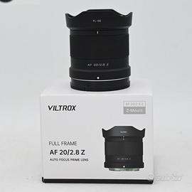 Viltrox 20mm f2.8 AF Nikon Z Pari al nuovo