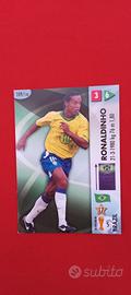 Carta calciatori panini Ronaldinho Germania 2006