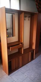 Mobile da entrata con specchio, porta abiti