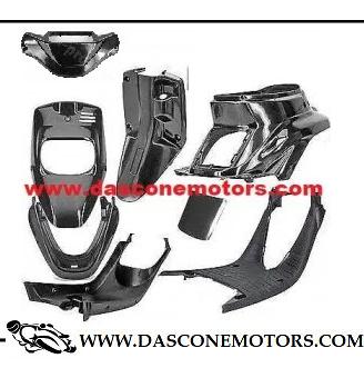 kit carene Booster 8 pezzi Nero grezzo 88 03 ( FRE