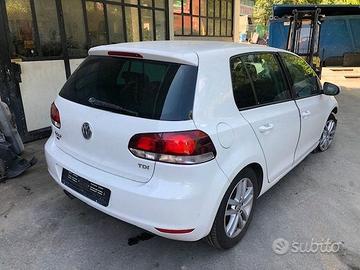 Ricambi VW Golf 6 2009 5p 1968CC TD bianca