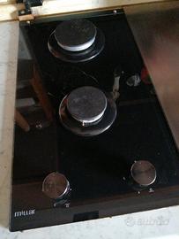 Piano vetroceramica a gas 2 fuochi  incasso MILLAR
