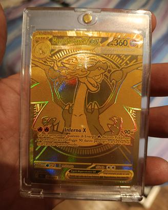 MEGA CHARIZARD X EX GOLD 