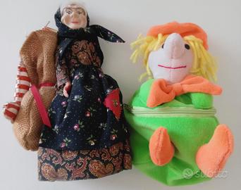 Due Pupazzi festa Befana altezza 20cm Prezzo 2€