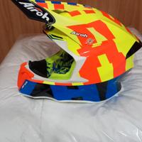 Casco Airoh e maschera 100% con vetri ricambio