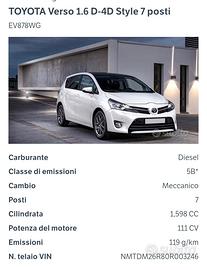 TOYOTA Verso 1.6 D