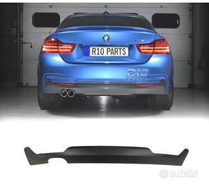 DIFFUSORE BMW F32 F33 F36 LOOK M DOPPIA USCITA