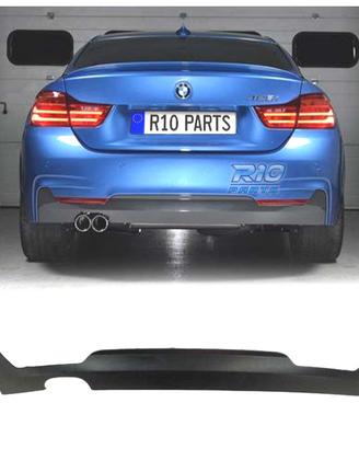 DIFFUSORE BMW F32 F33 F36 LOOK M DOPPIA USCITA