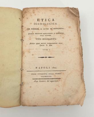 Vito Buonsanto Etica Iconologica 48 Incisioni 1820