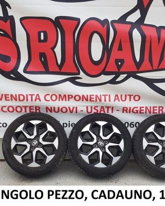 TOYOTA YARIS CERCHIO IN LEGA PNEUMATICO R15 4X100