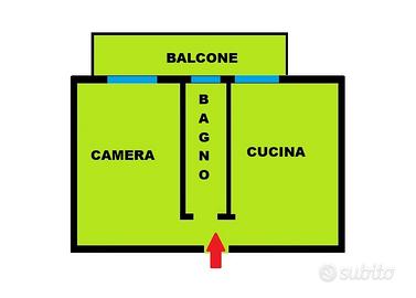 Bilocale con posto auto