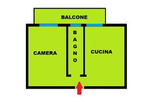 Bilocale con posto auto