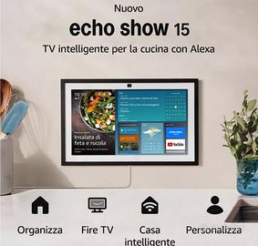 Nuovo Amazon Echo Show 15 (Gen 2) Full HD 15,6"
