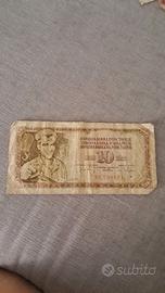 Banconota storica Jugoslavia
