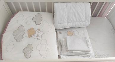 piumino+copripiumino+paracolpi lettino Chicco