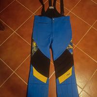 Pantaloni da Neve Fila Tg 50 con bretelle 